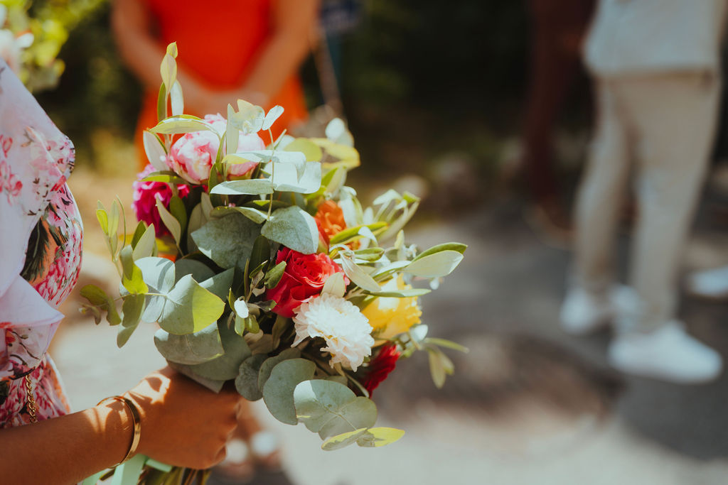 Réalisation florale de mariage par Petits Bonheurs Événementiel