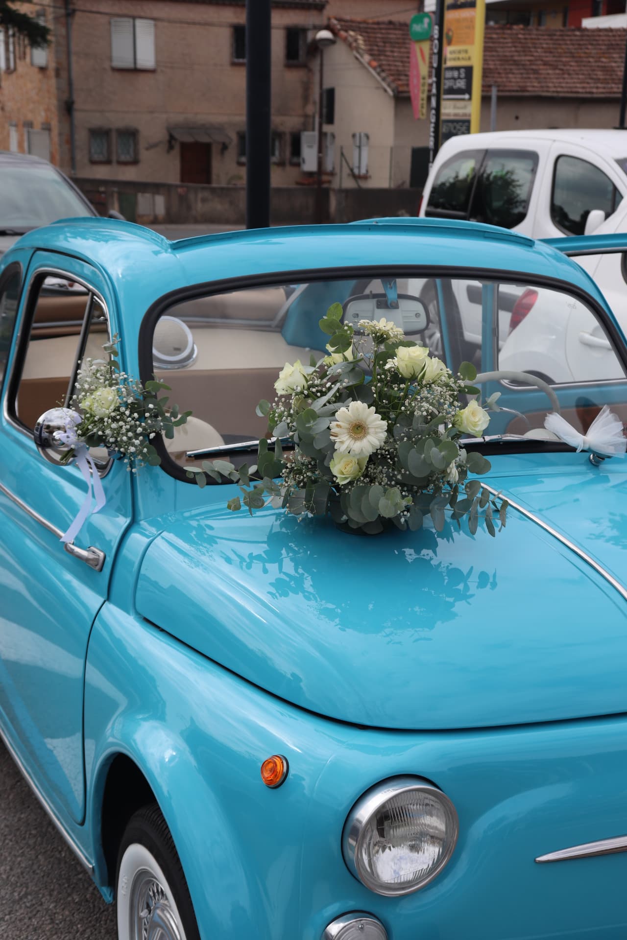 Réalisation florale de mariage par Petits Bonheurs Événementiel